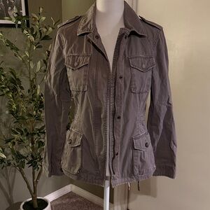 Banana Republic Women's Utility Jacket in Gray